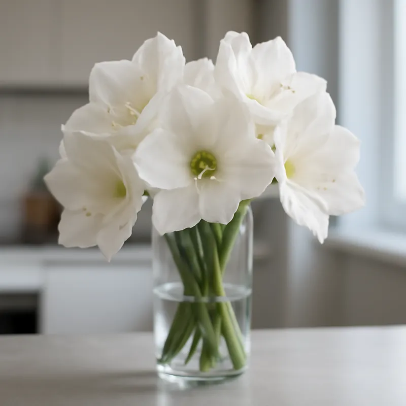 Amaryllis bianca - immagine 3