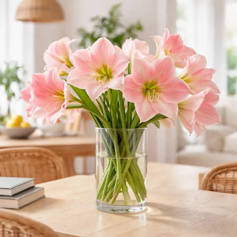 Amaryllis rosa - immagine 2
