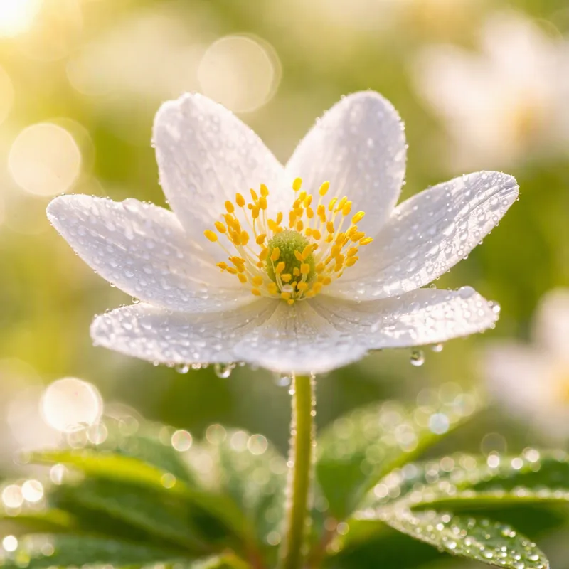 Anemone dei boschi bianco - immagine 1