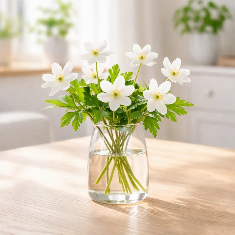 Anemone dei boschi bianco - immagine 2
