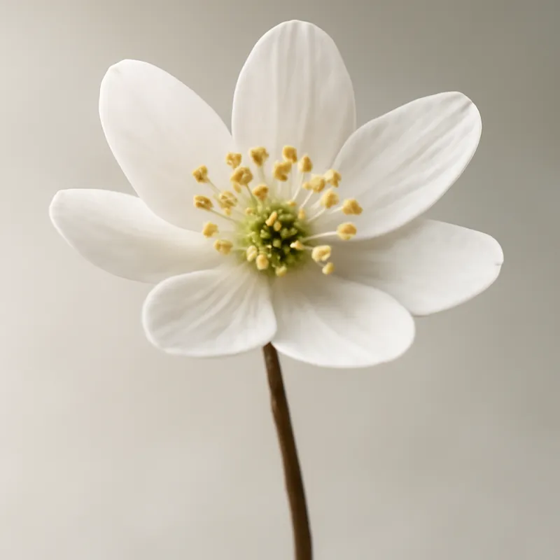 Anemone epatica bianca