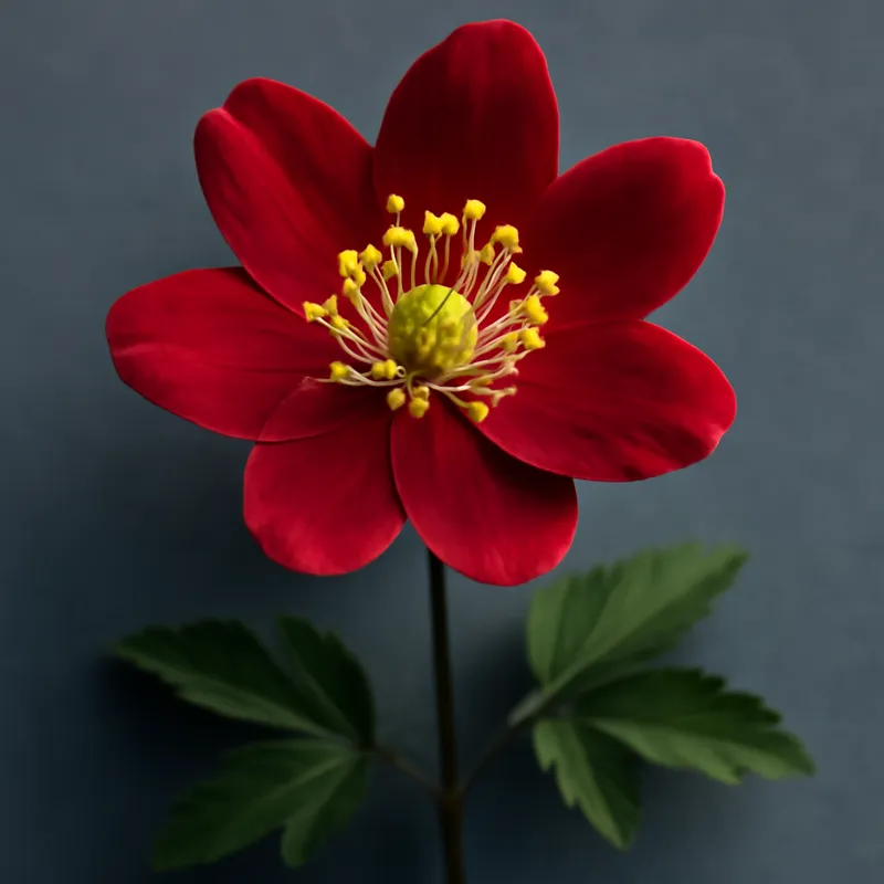 Anemone rosso