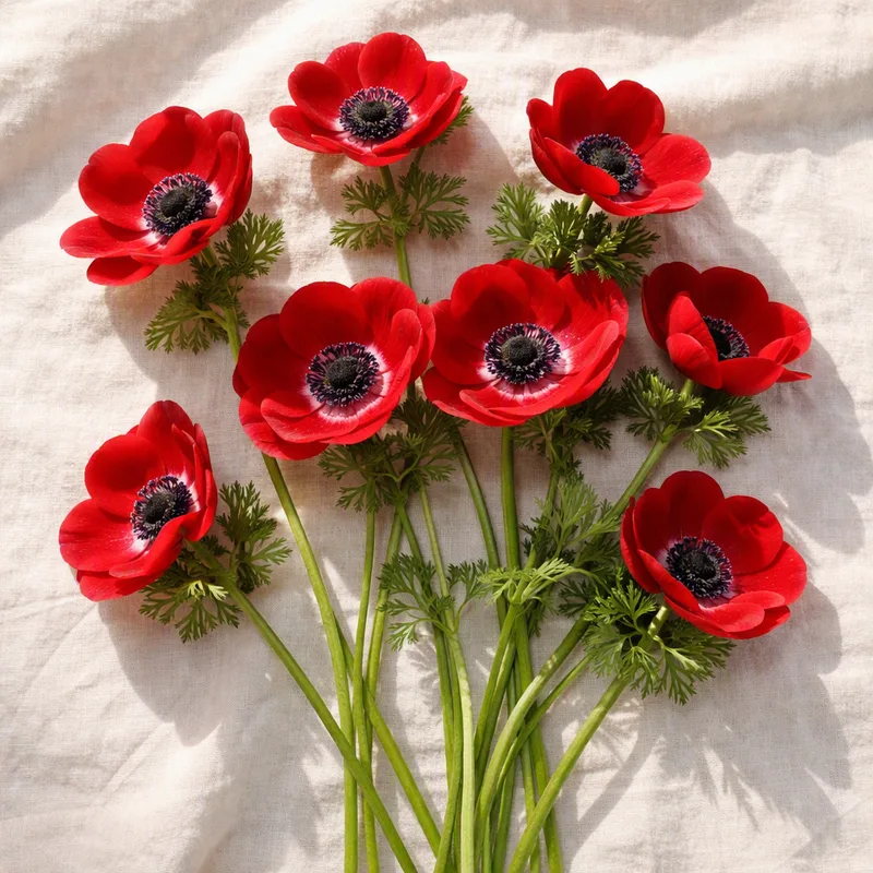 Anemone rosso - immagine 4