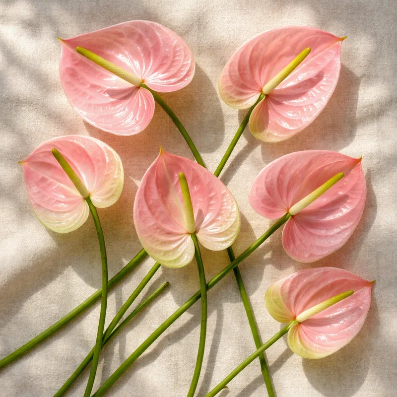 Anthurium (Fiore Fiamma) - Rosa - immagine 4