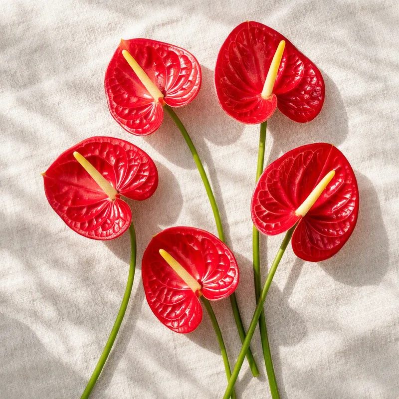 Anthurium rosso (Fiore fiamma) - immagine 4