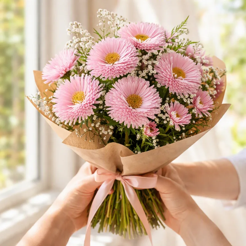 Aster rosa - immagine 3