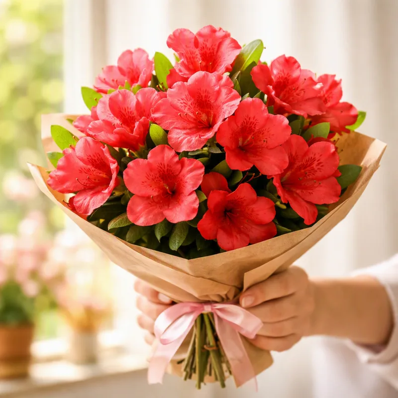 Azalea rossa - immagine 3