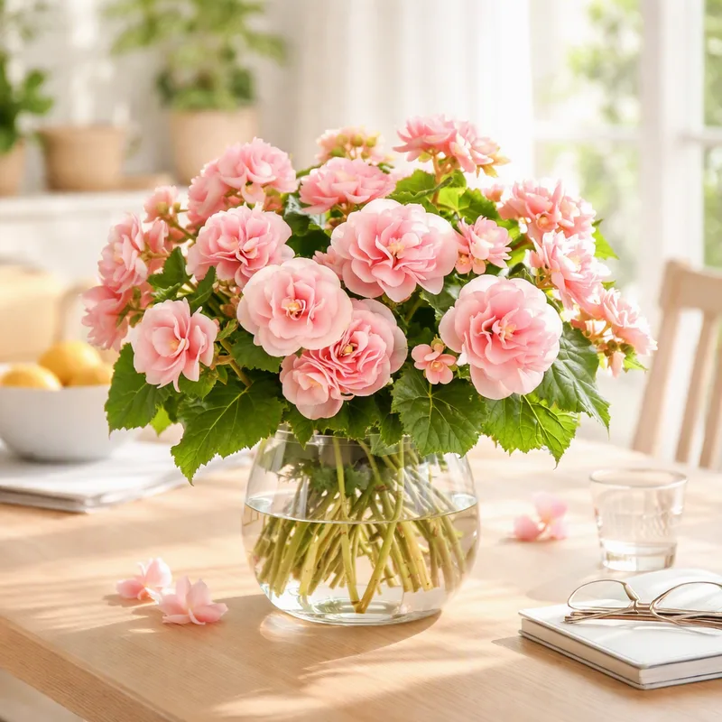 Begonia rosa - immagine 2