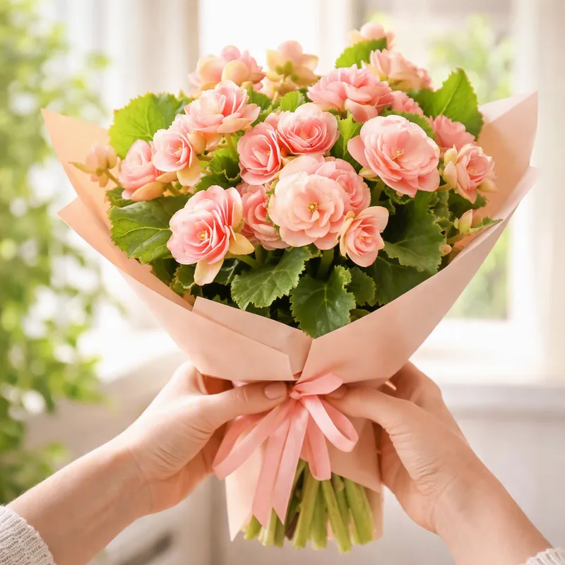Begonia rosa - immagine 3