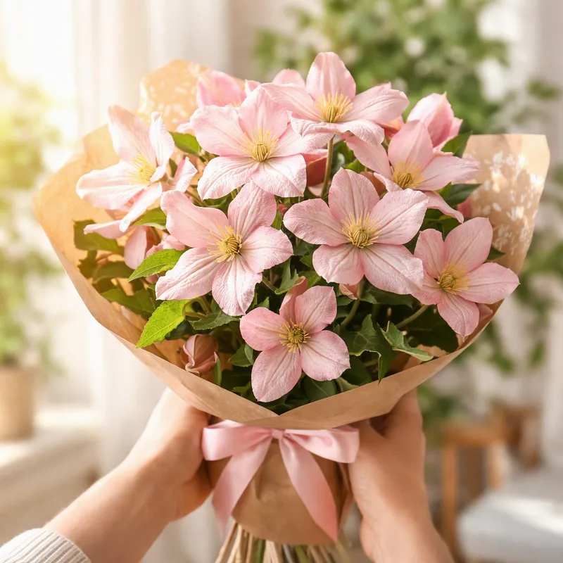 Clematide rosa - immagine 3