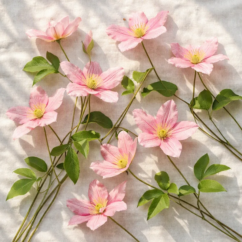 Clematide rosa - immagine 4