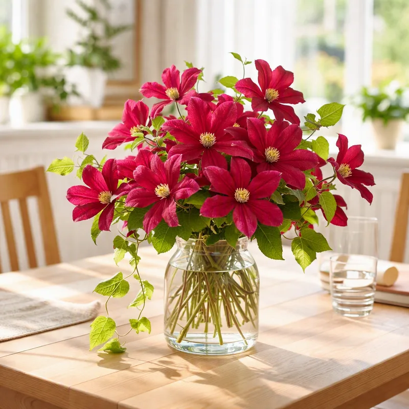 Clematis rosso - immagine 2