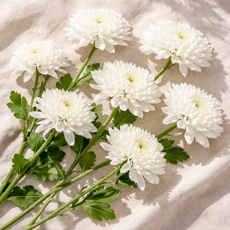 Crisantemo bianco - immagine 4