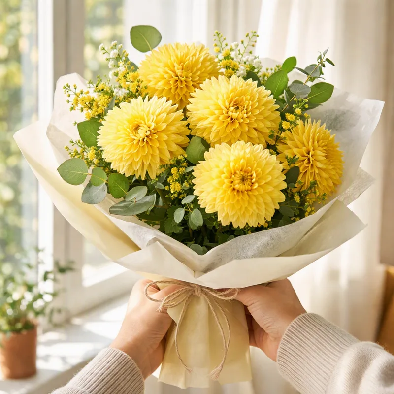 Dalia classica gialla - immagine 3