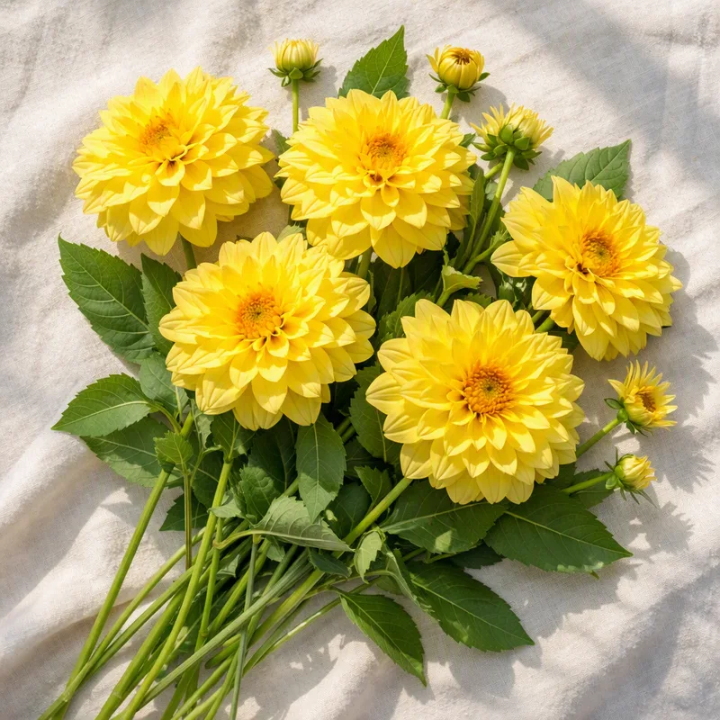 Dalia classica gialla - immagine 4