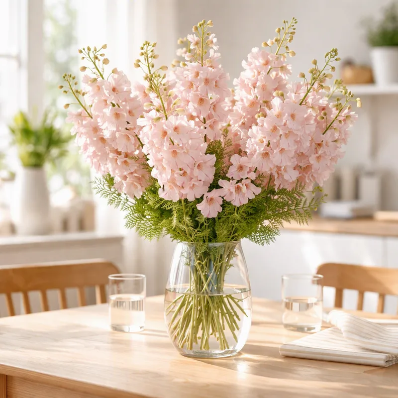 Delphinium rosa - immagine 2