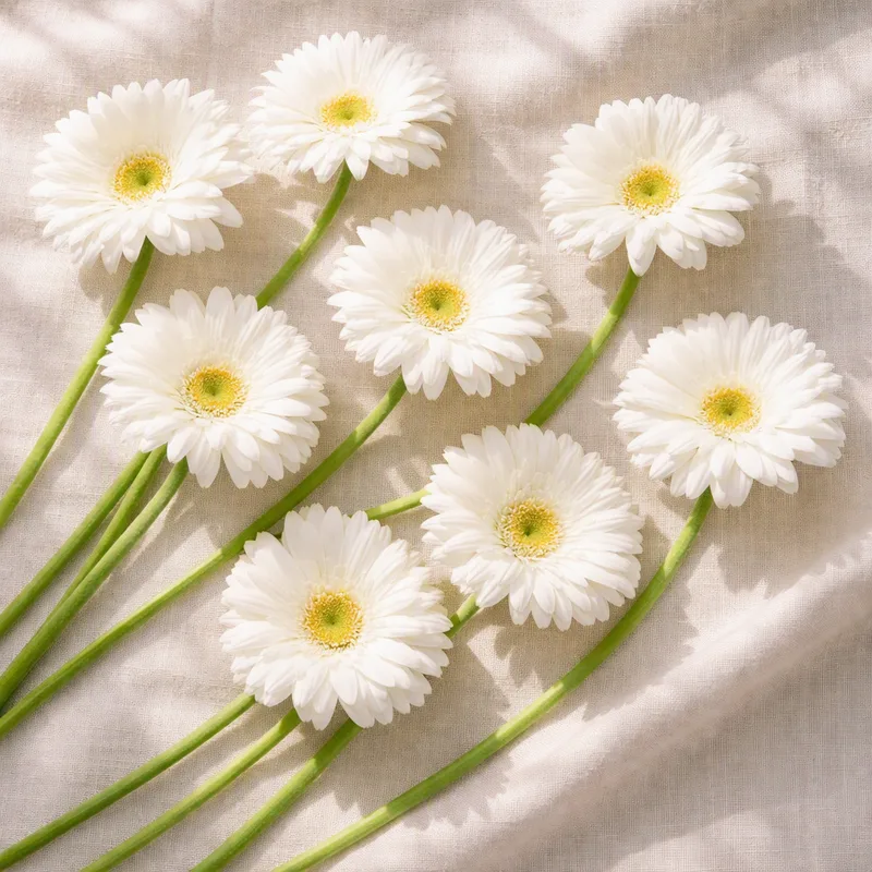 Gerbera bianca - immagine 4