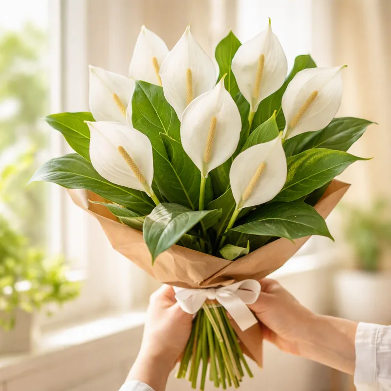 Giglio della pace - bianco - immagine 3