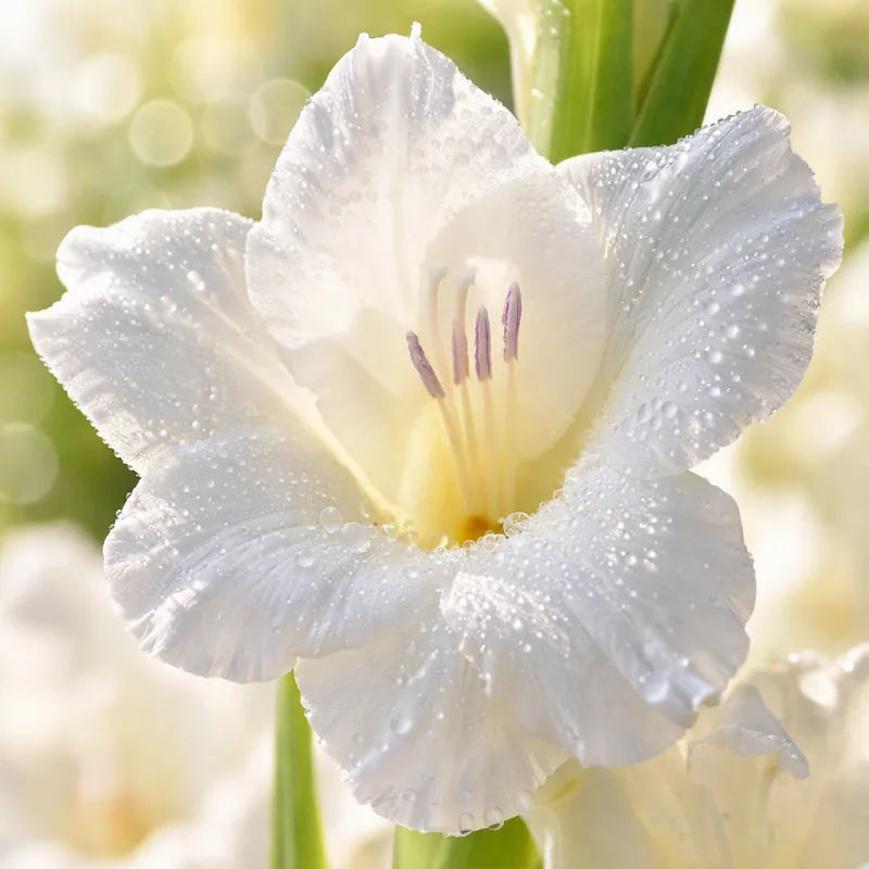 Gladiolo bianco