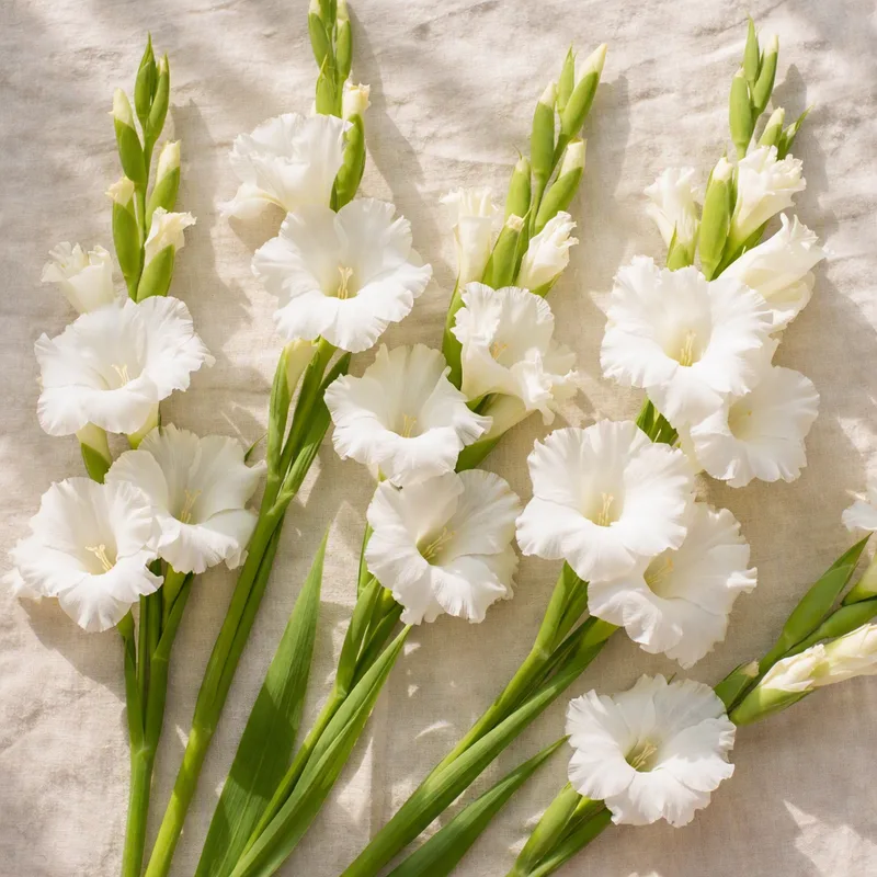 Gladiolo bianco - immagine 4