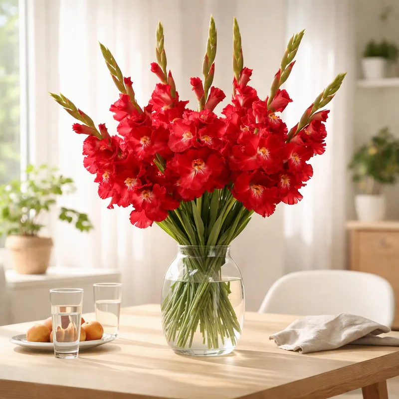 Gladiolo rosso - immagine 2