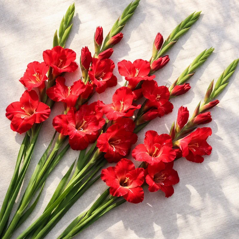 Gladiolo rosso - immagine 4