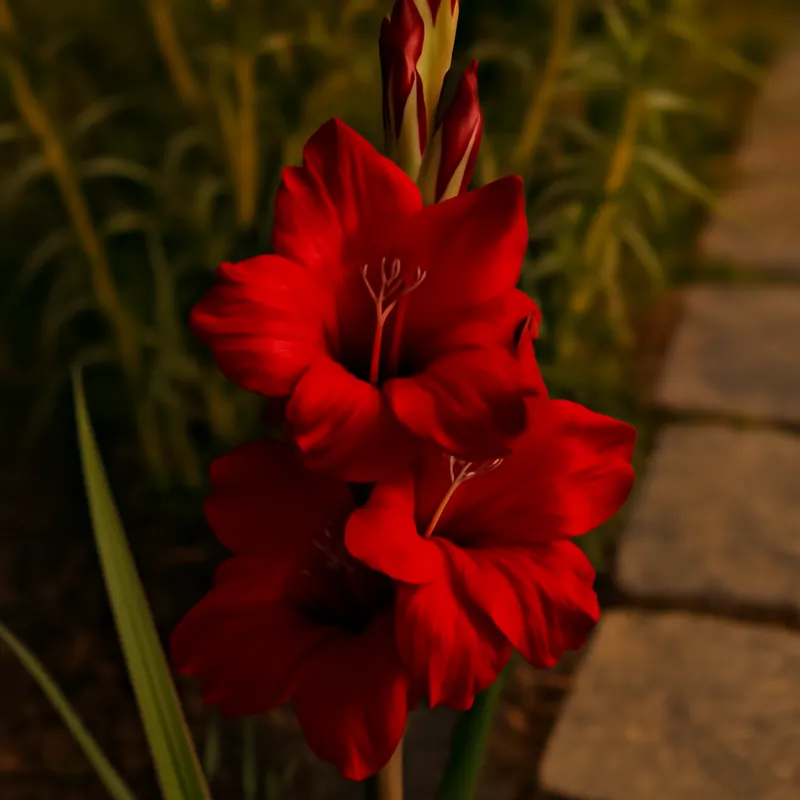 Gladiolus rosso - immagine 4
