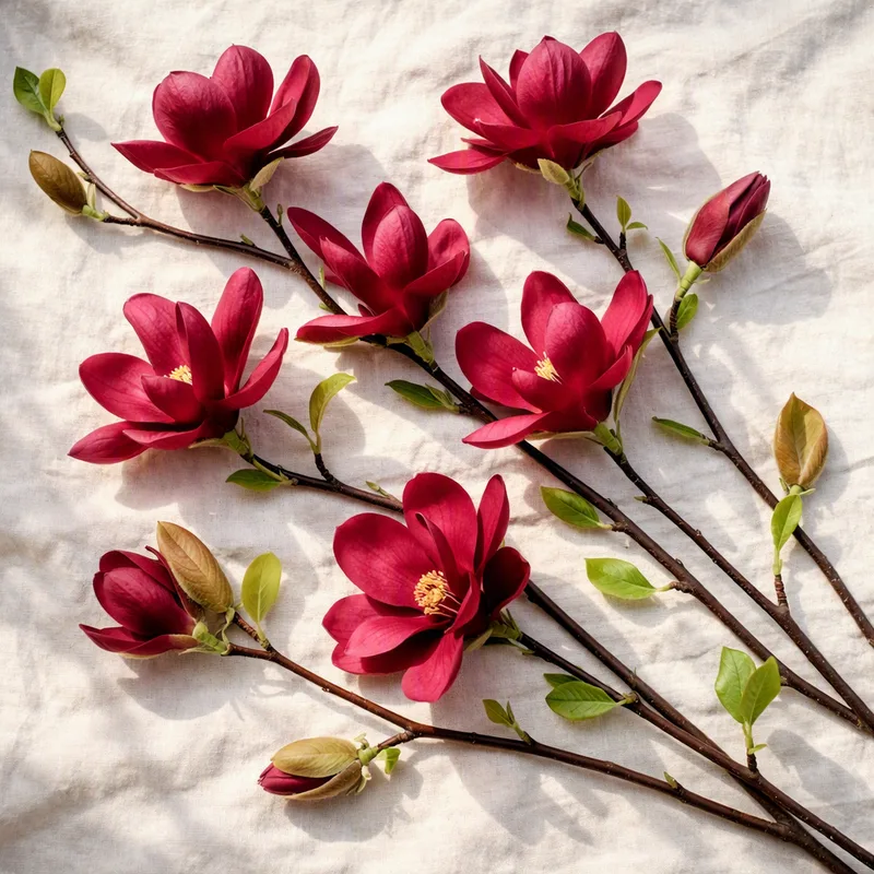 Magnolia rossa - immagine 4