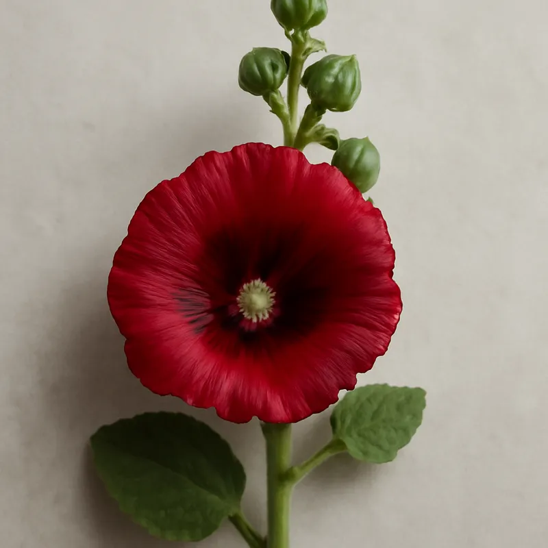 Malva reale rossa
