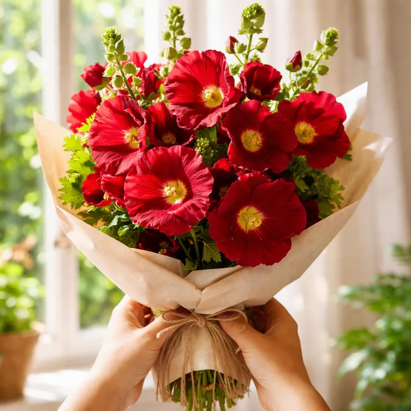 Malva reale rossa - immagine 3