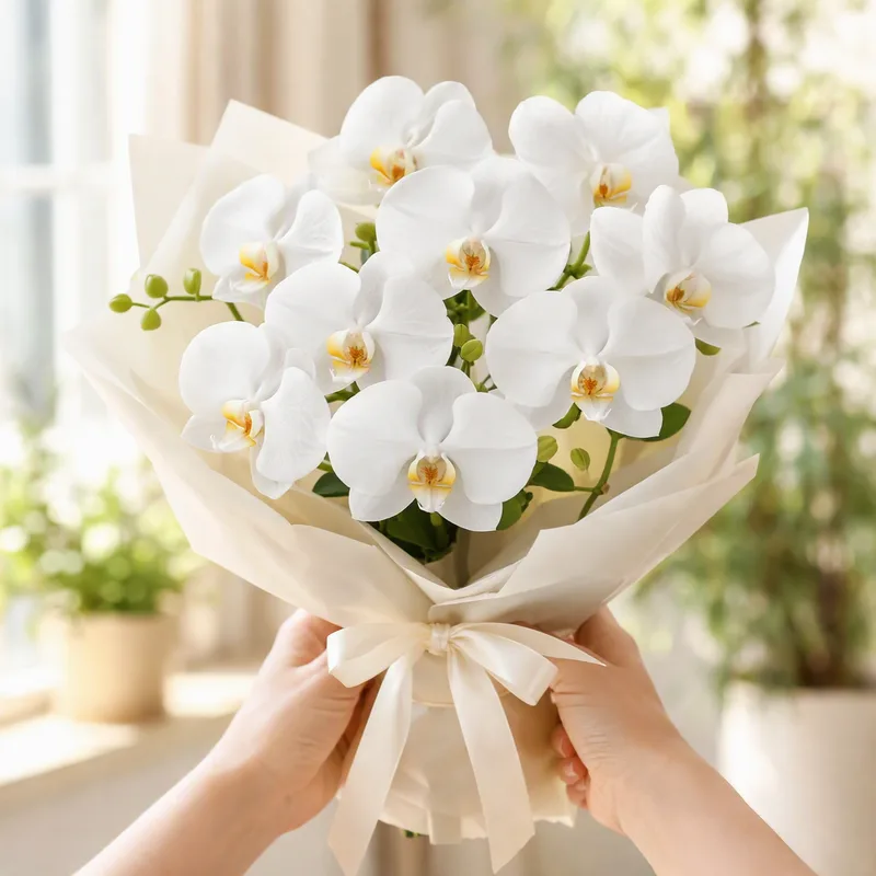 Orchidea Bianca (Phalaenopsis) - immagine 3