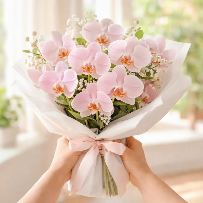 Orchidea farfalla rosa - immagine 3