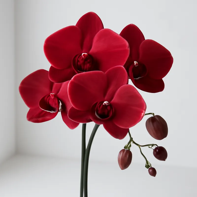 Orchidea rossa (orchidea da sposa) - immagine 3