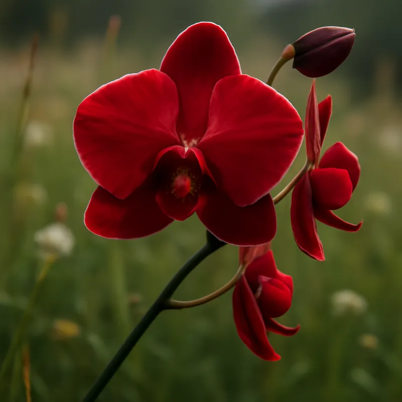 Orchidea rossa (orchidea da sposa) - immagine 4