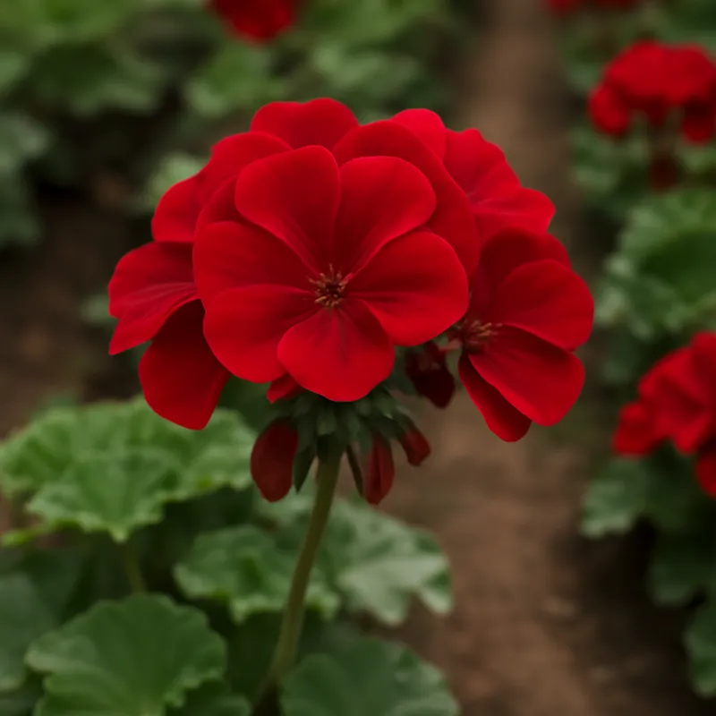 Pelargone rosso - immagine 4