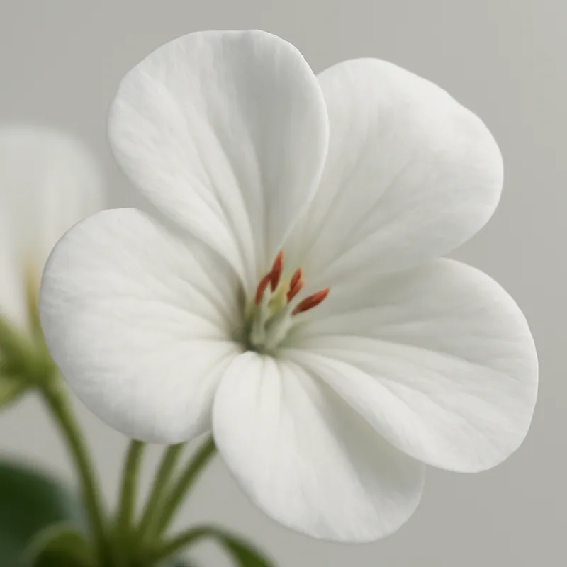 Pelargonio bianco - immagine 2