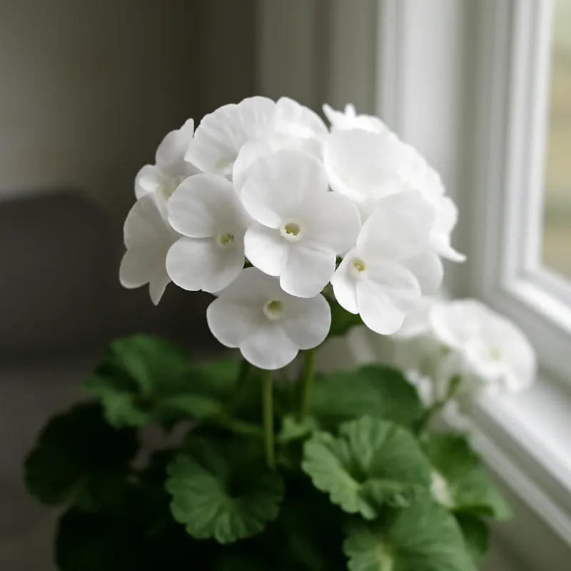 Pelargonio bianco - immagine 3