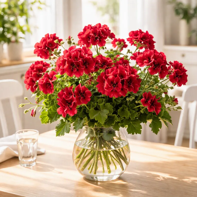 Pelargonio rosso - immagine 2