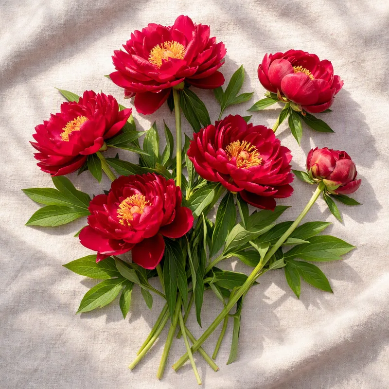 Peonia rossa - immagine 4