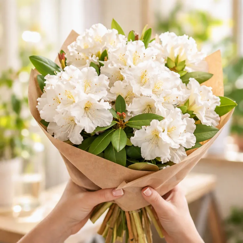 Rododendro bianco - immagine 3