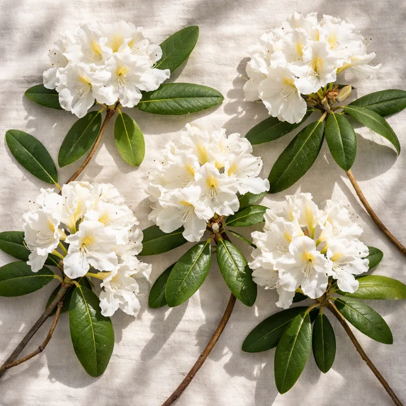 Rododendro bianco - immagine 4