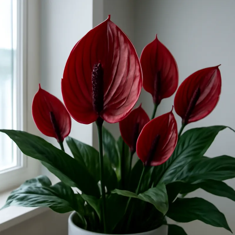 Spathiphyllum classico rosa - immagine 3