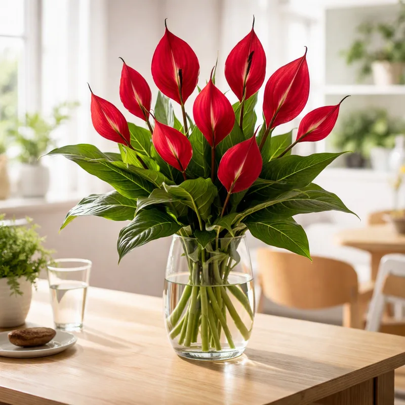 Spathiphyllum rosso - immagine 2