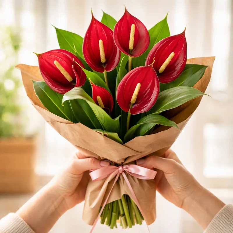 Spathiphyllum rosso - immagine 3