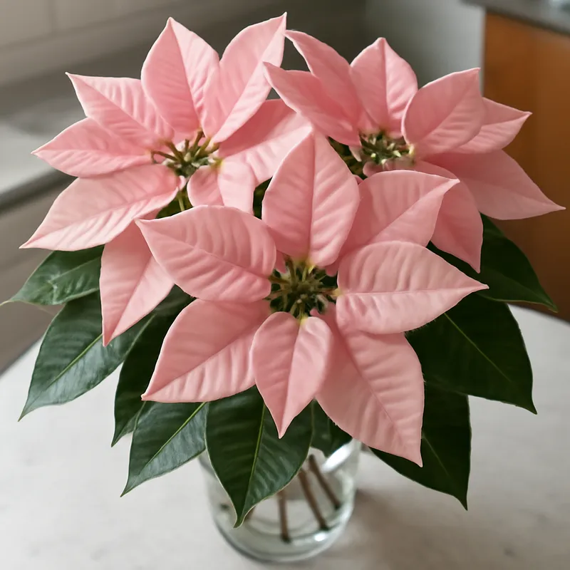 Stella di Natale rosa - immagine 3