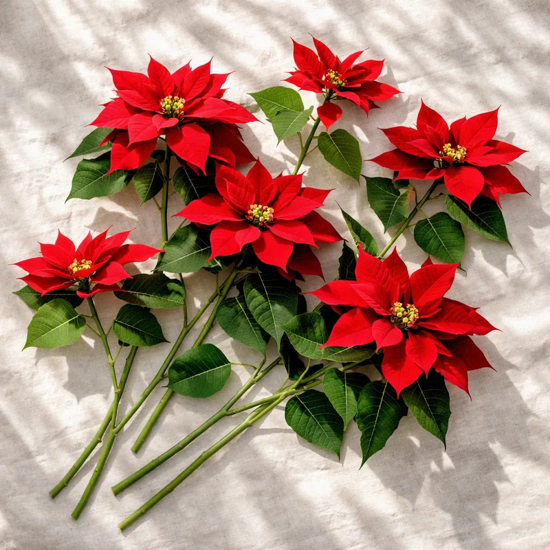 Stella di Natale rossa - immagine 4