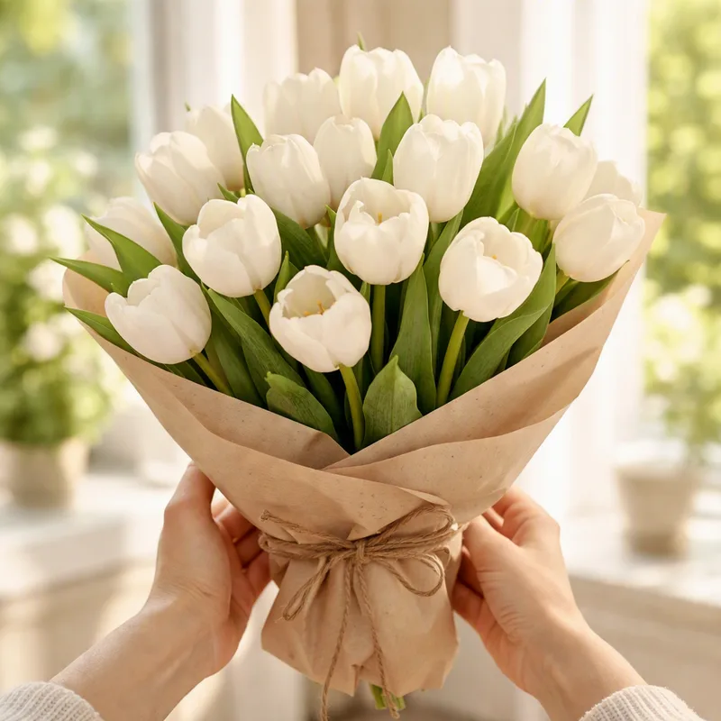 Tulipano bianco - immagine 3