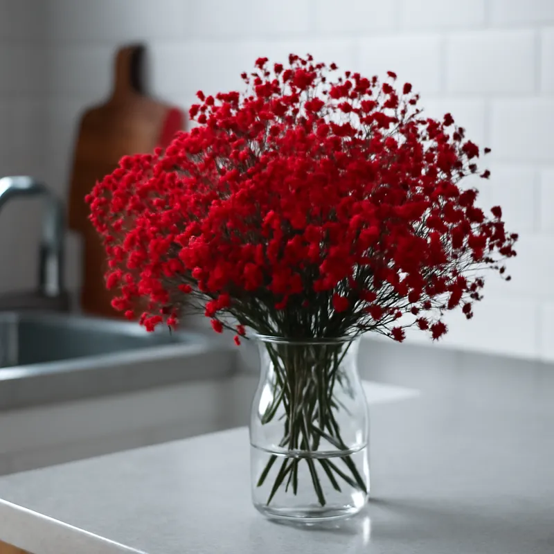 Velo da sposa - rosso - immagine 3