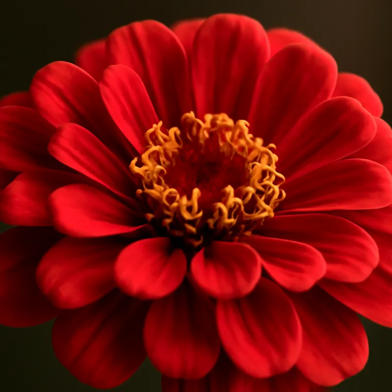 Zinnia rossa - immagine 2