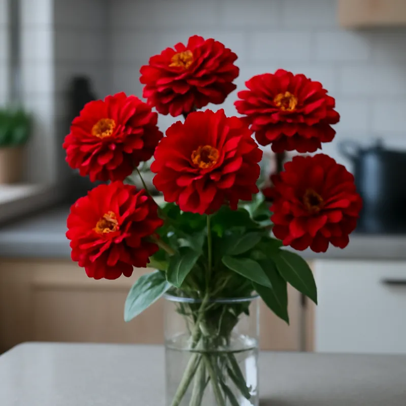 Zinnia rossa - immagine 3